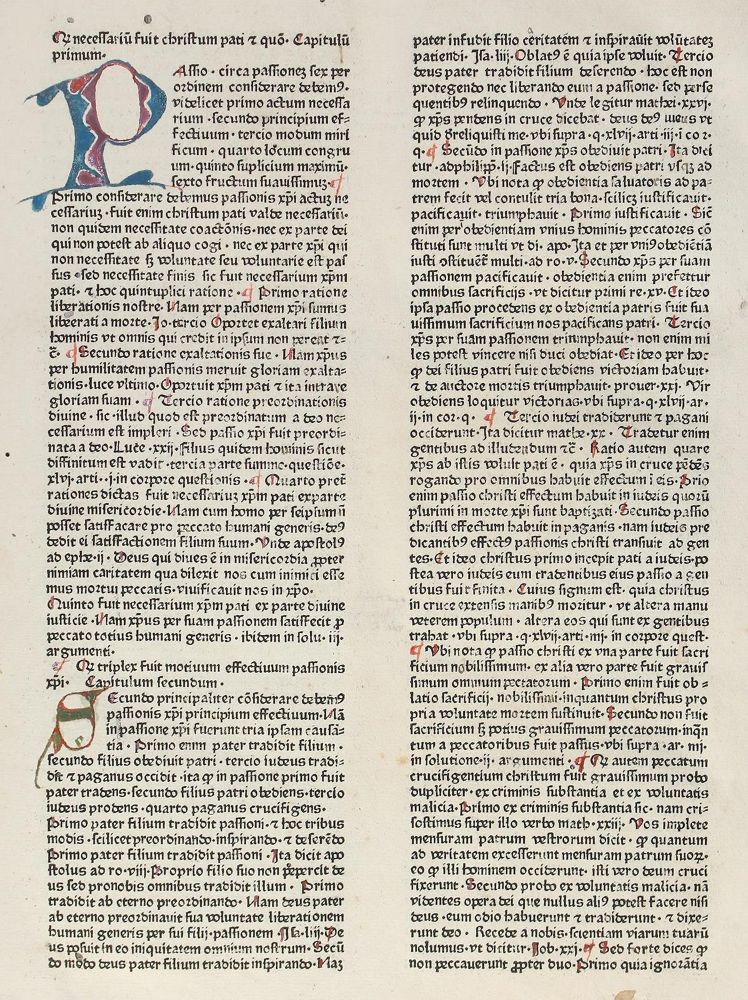 Große Abbildung Nr.3: 129-135 Rainerius de Pisis.: (Inkunabeln)
