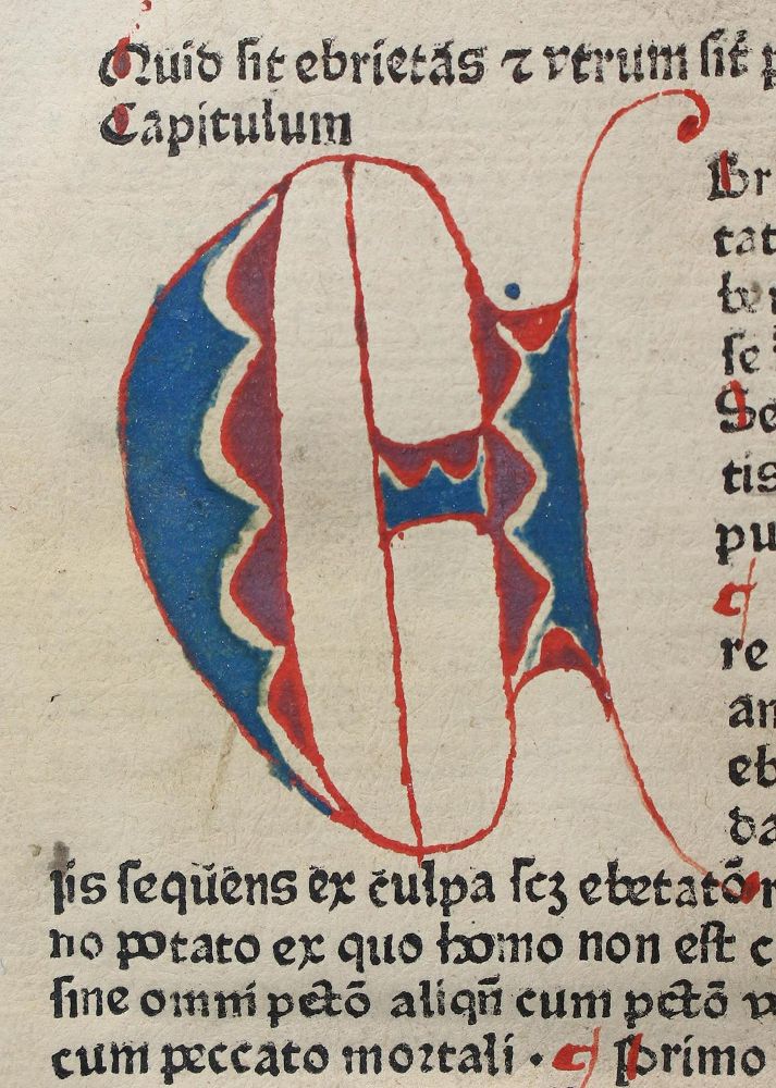 Große Abbildung Nr.7: 129-135 Rainerius de Pisis.: (Inkunabeln)