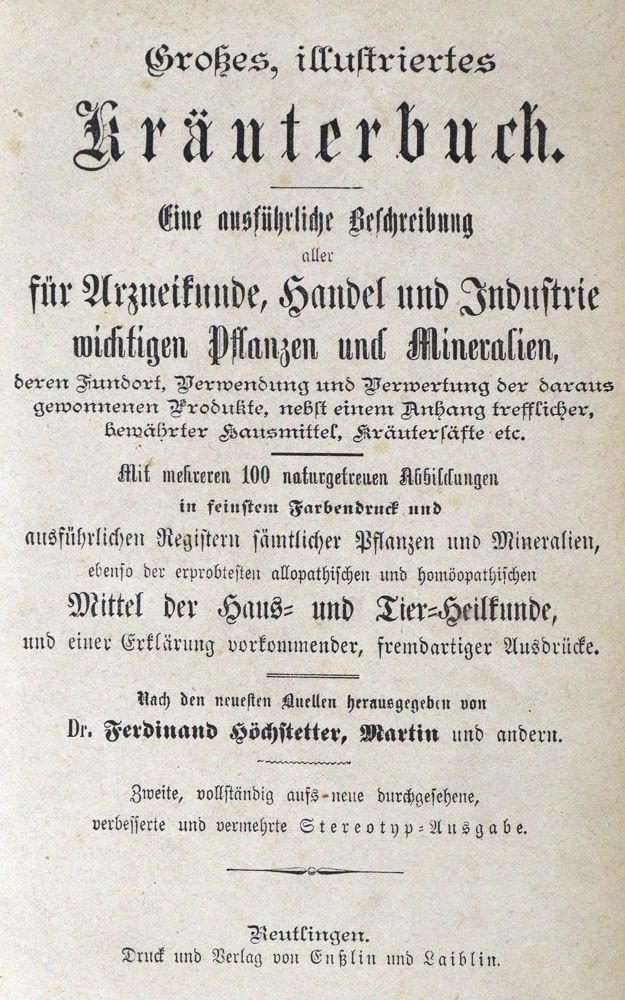Große Abbildung Nr.1: 129-1358 Sammlung: (Botanik)