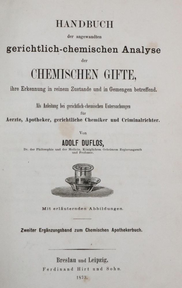 Große Abbildung Nr.1: 129-1397 Duflos,A.: (Medizin, Pharmazie)