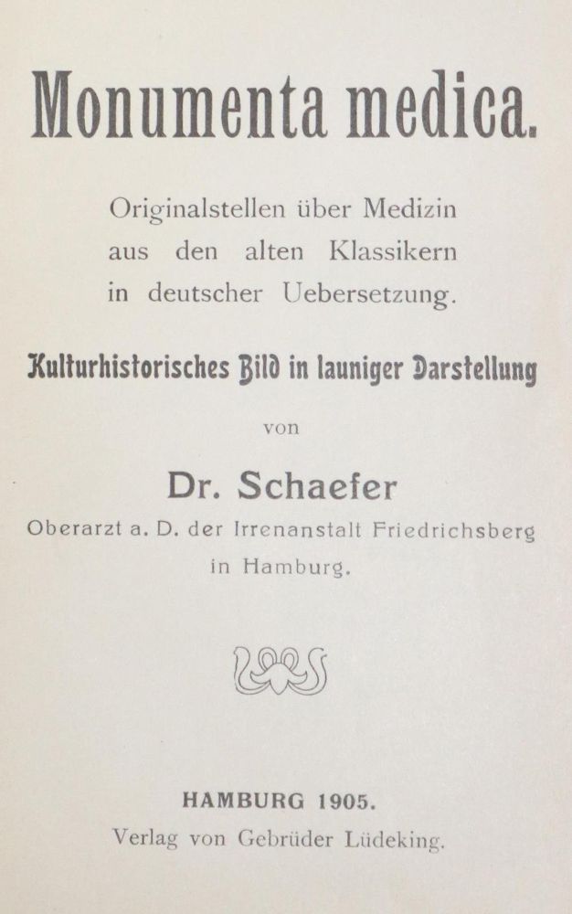 Große Abbildung Nr.1: 129-1404 Schaefer,(H.).: (Medizin)