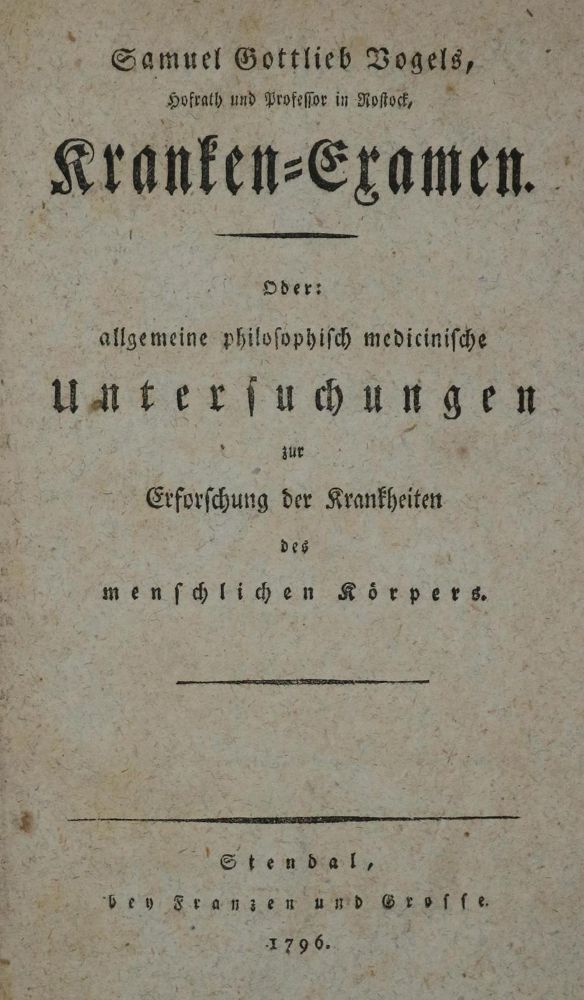 Große Abbildung Nr.1: 129-1411 Vogel,S.G.: (Medizin)