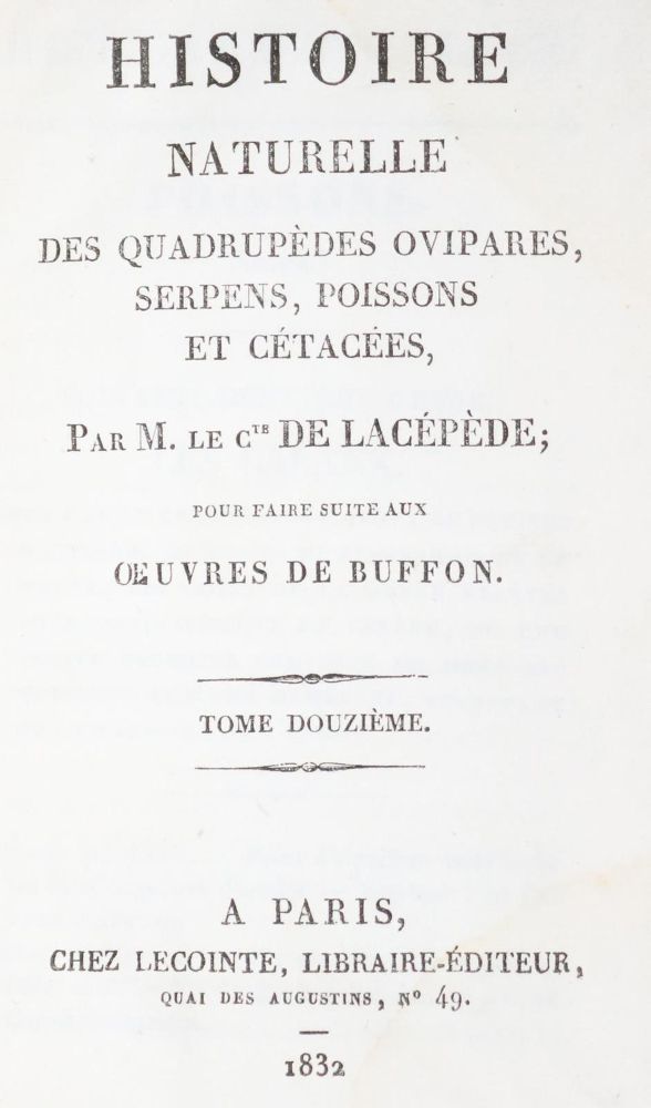 Große Abbildung Nr.1: 129-1416 Buffon,(G.L.L.de).: (Zoologie, Fische)
