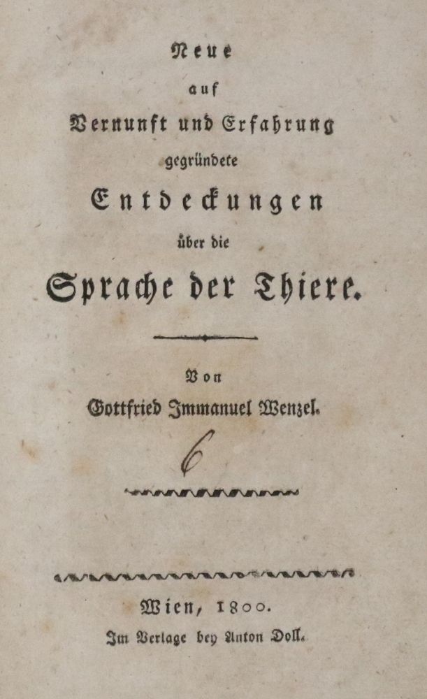 Große Abbildung Nr.1: 129-1435 Wenzel,G.I.: (Zoologie)