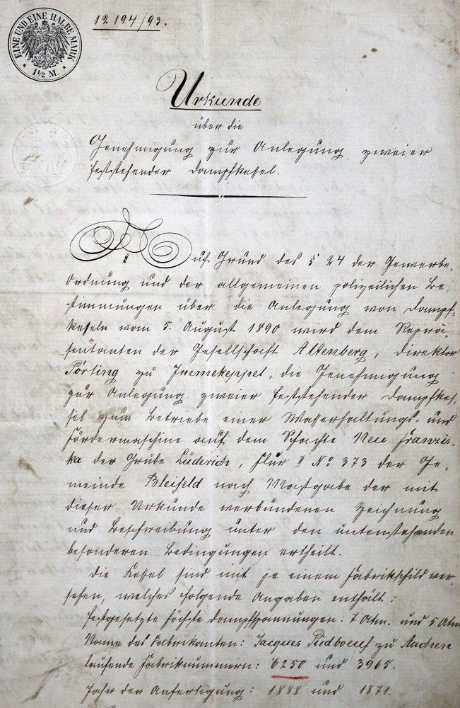 Große Abbildung Nr.2: 129-1450 Urkunde: (Verschiedene Gebiete - Varia, Bergbau)