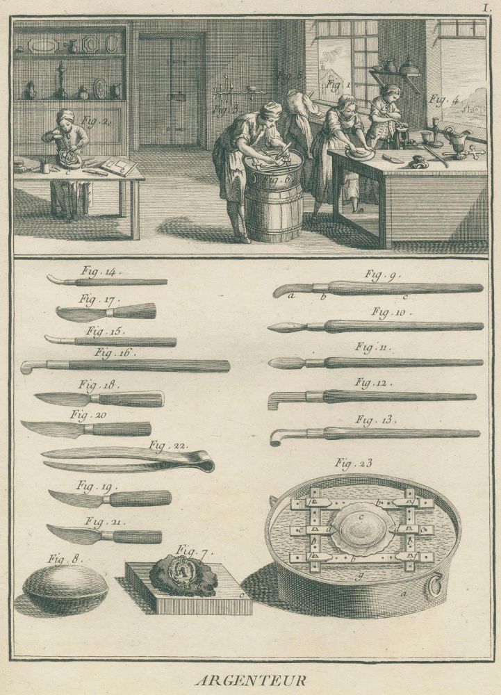 Große Abbildung Nr.3: 129-1451 Diderot,D. & J.d'Alembert.: (Verschiedene Länder - Geschichte, Berufe)