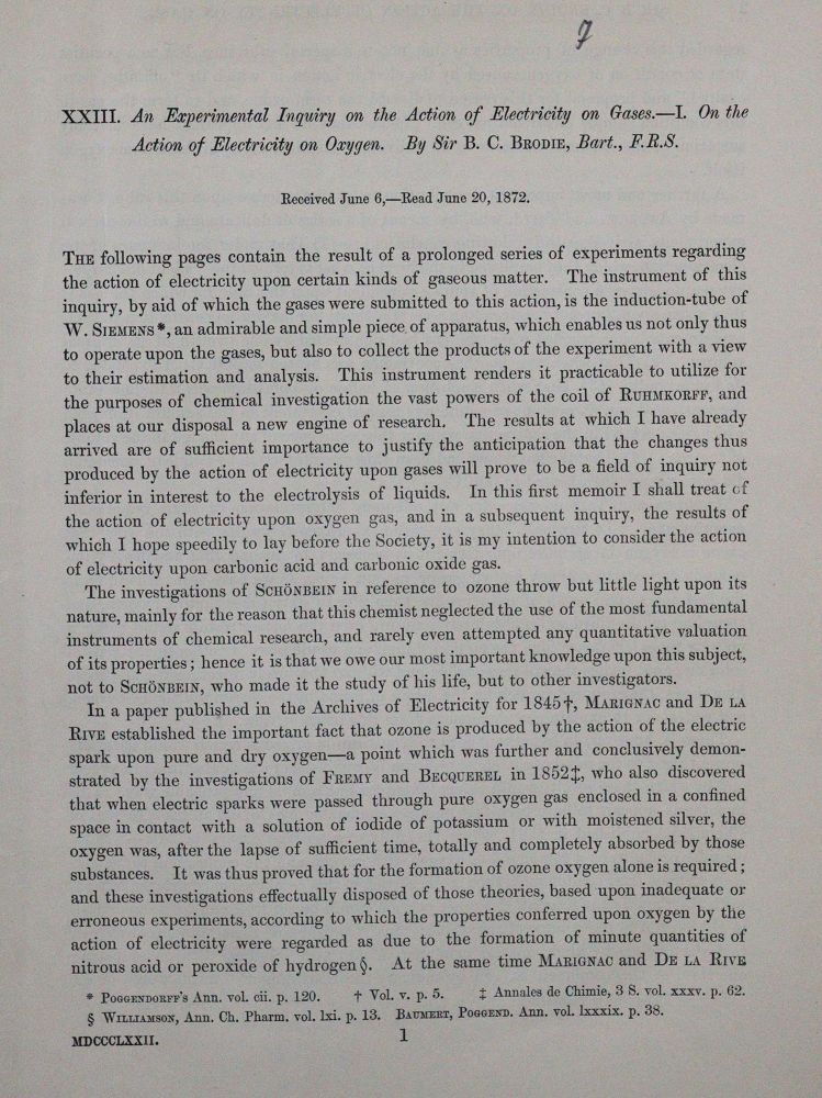 Große Abbildung Nr.1: 129-1452 Brodie,B.C.: (Verschiedene Gebiete - Varia, Chemie)