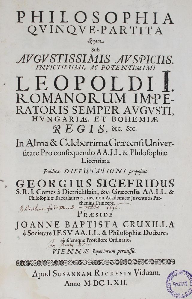 Große Abbildung Nr.1: 129-1456 Dietrichstein,G.S.v.: (Verschiedene Gebiete - Varia)
