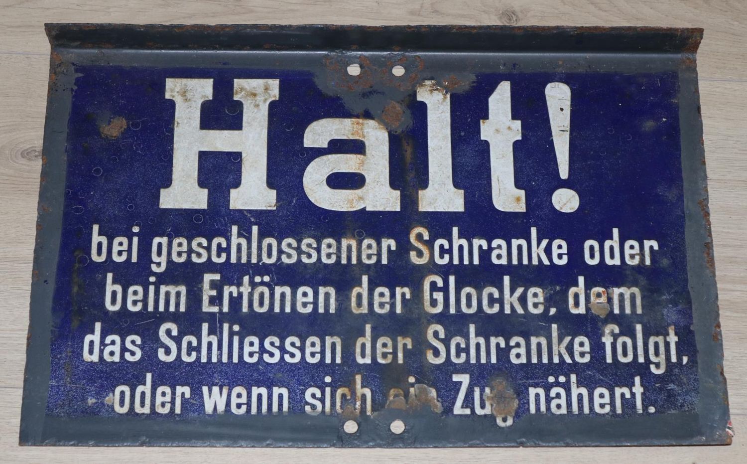 Große Abbildung Nr.3: 129-1457 Betriebsschilder.: (Verschiedene Gebiete - Varia, Eisenbahn)