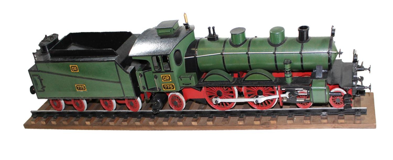 Große Abbildung Nr.2: 129-1458 Prächtiges Modell einer: (Verschiedene Gebiete - Varia, Eisenbahn)