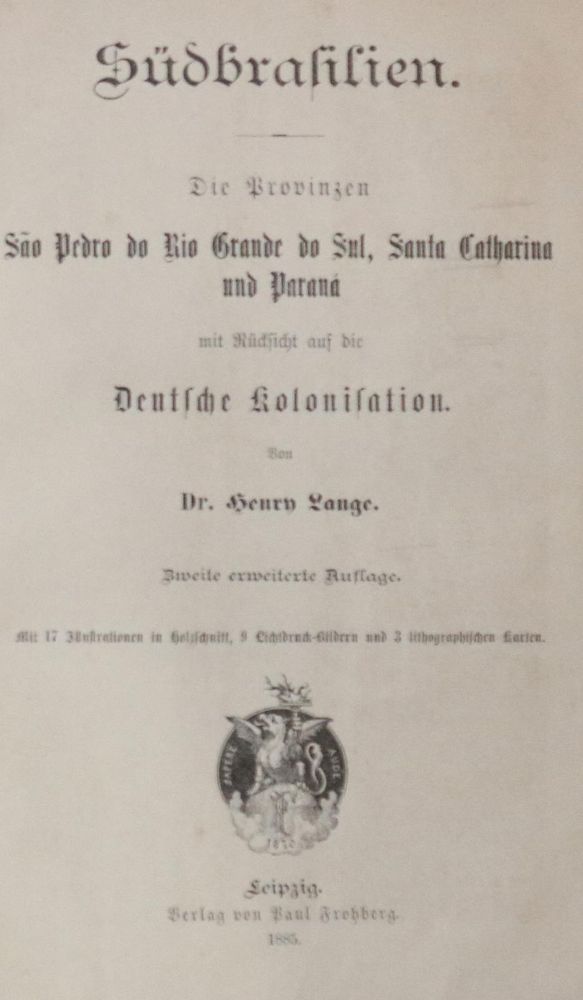 Große Abbildung Nr.1: 129-1517 Lange,H.: (Amerika, Brasilien)