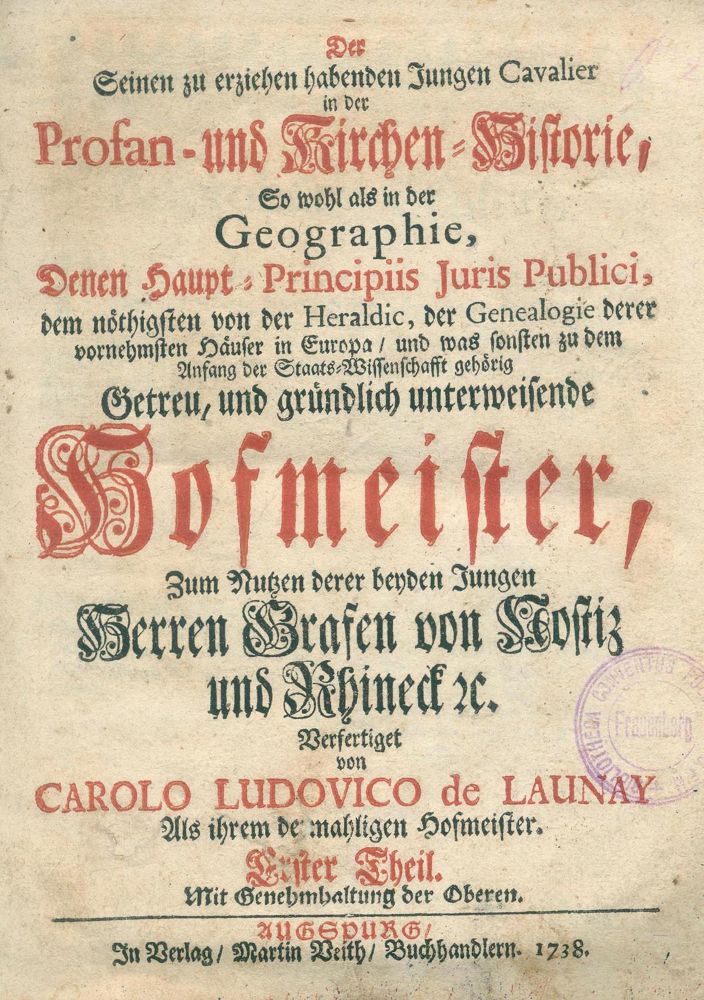 Große Abbildung Nr.12: 129-152 Launay,C.L.de.: (Alte Drucke, Handschriften und Theologie)