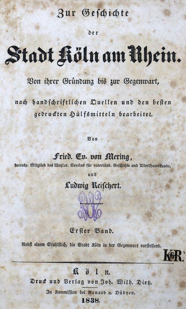 Große Abbildung Nr.2: 129-1592 Mering,F.E.v. u. L.Reischert.: (Deutschland, Köln)