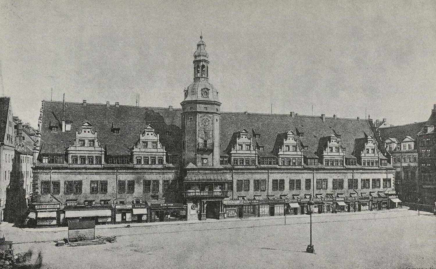 Große Abbildung Nr.1: 129-1599 Leipzig und seine Bauten.: (Deutschland, Leipzig)