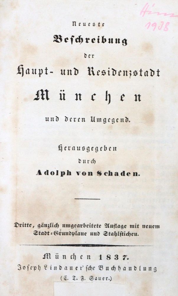 Große Abbildung Nr.1: 129-1608 Schaden,A.v. (Hrsg.): (Deutschland, München)