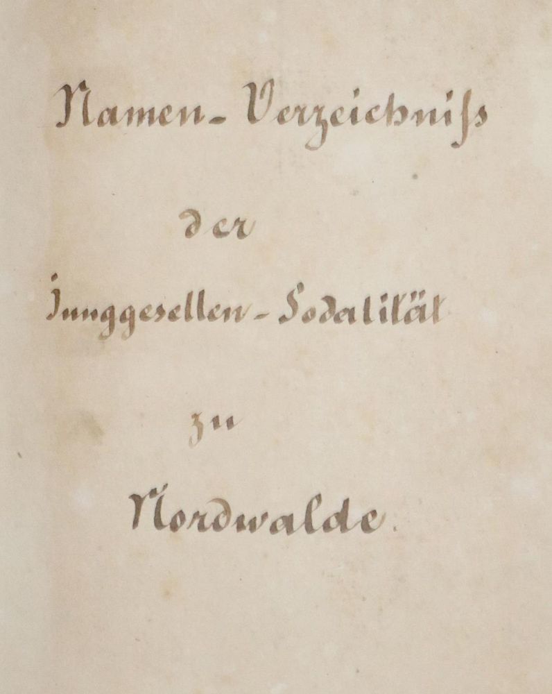 Große Abbildung Nr.1: 129-1611 Namen-Verzeichniss: (Deutschland, Nordwalde, Handschriften)