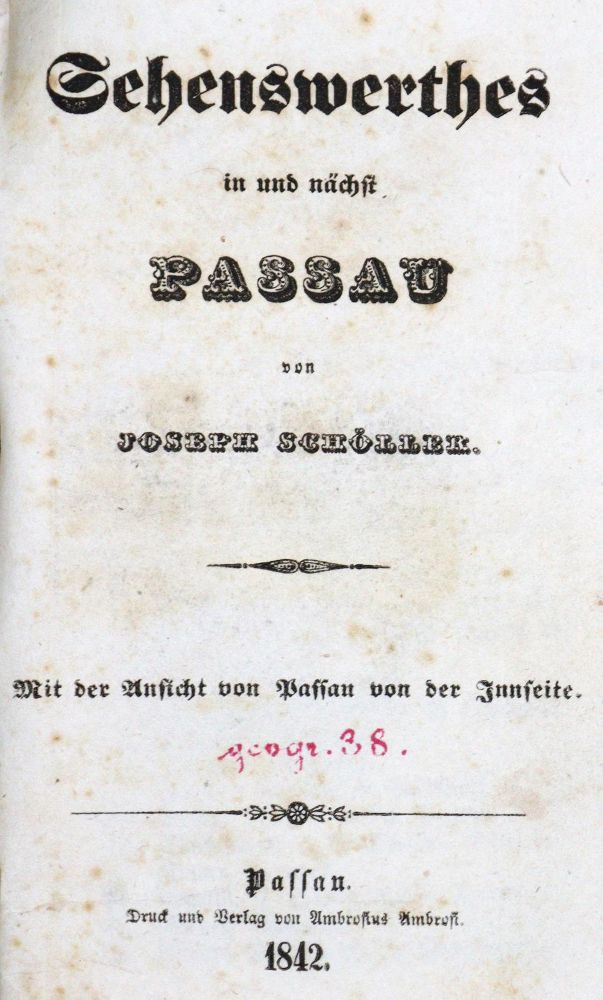 Große Abbildung Nr.1: 129-1615 Schöller,J.: (Deutschland, Passau)