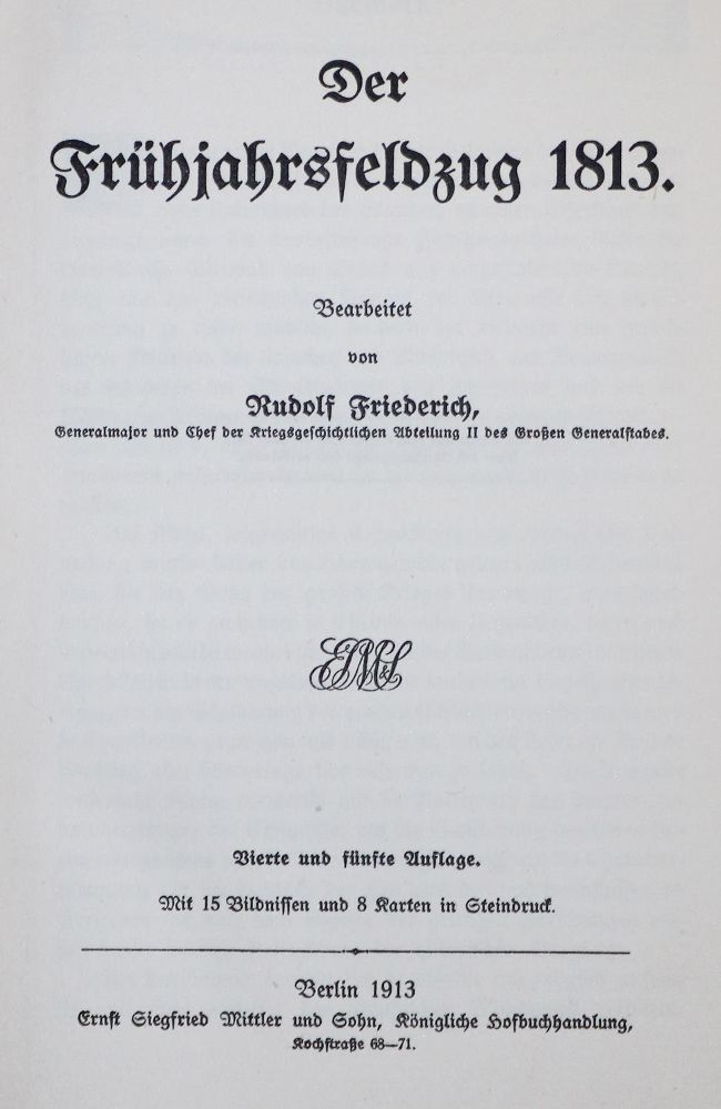 Große Abbildung Nr.1: 129-1618 Friederich,R.: (Deutschland, Preussen)