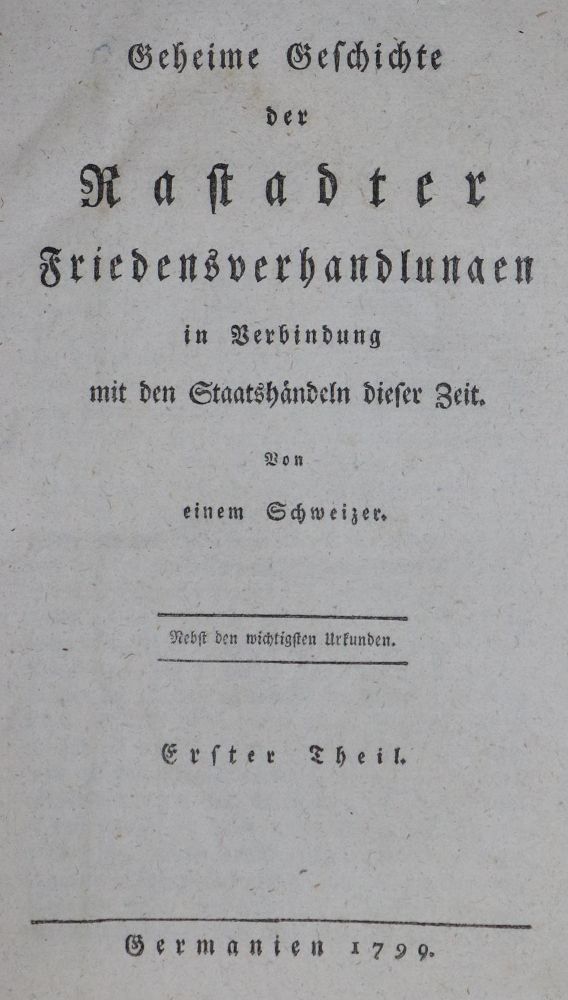 Große Abbildung Nr.1: 129-1621 Rastatter Gesandtenmord.: (Deutschland)