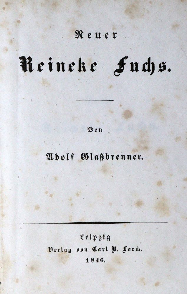 Große Abbildung Nr.1: 129-1627 Glassbrenner,A.: (Deutschland, Revolution 1848/49 - Vormärz - Politik)