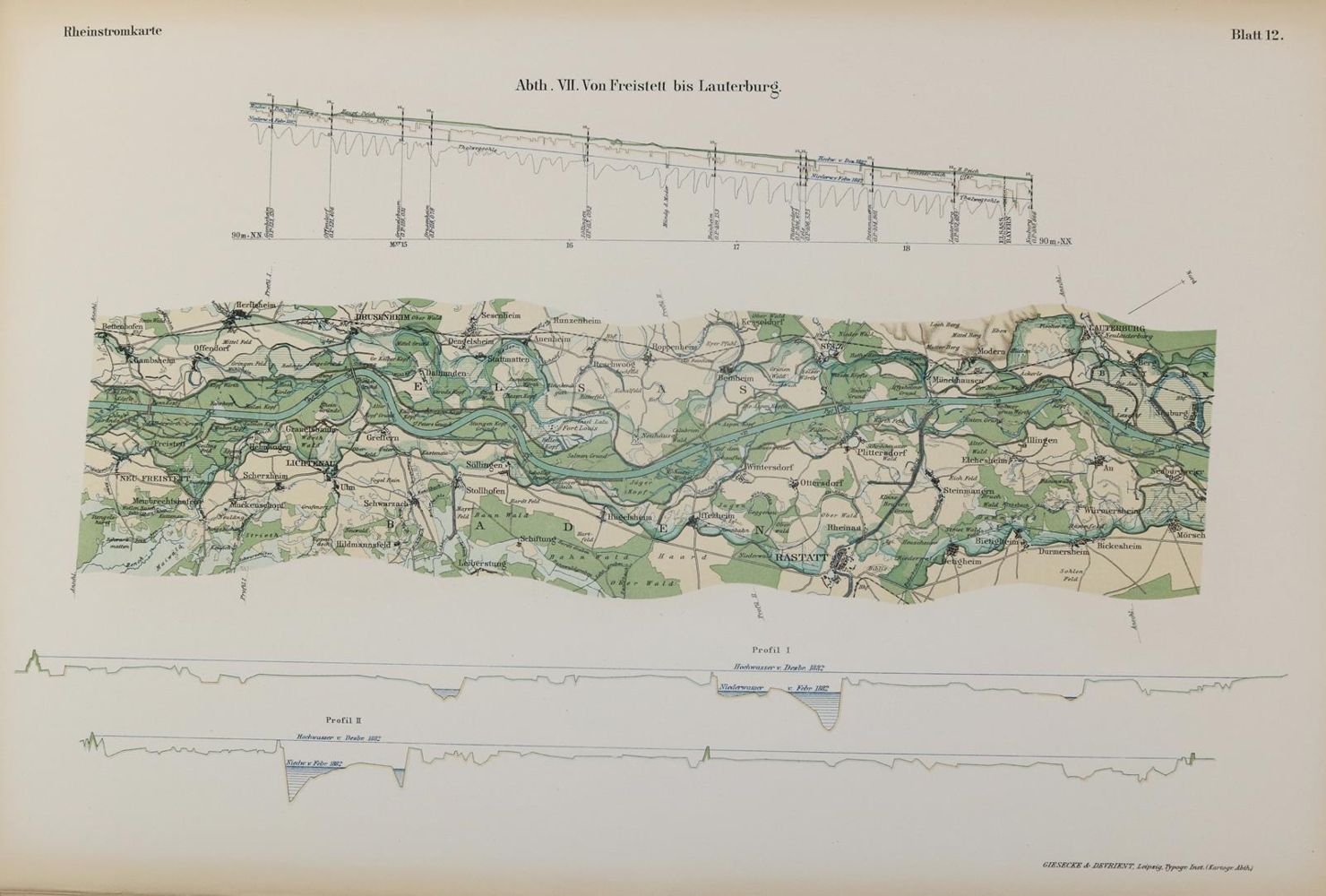 Große Abbildung Nr.1: 129-1635 Rheinstrom, Der,: (Deutschland, Rheinlande)