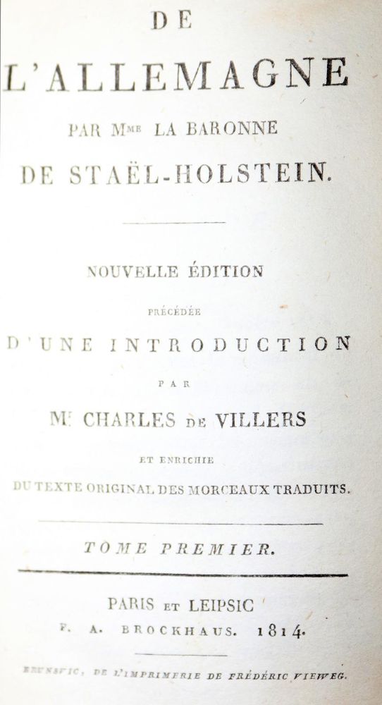 Große Abbildung Nr.1: 129-1653 Stael-Holstein,(A.L.G.)de.: (Deutschland)