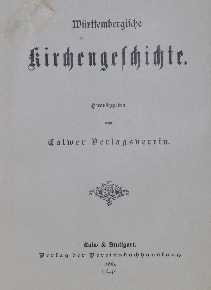 Große Abbildung Nr.1: 129-1677 Sammlung: (Deutschland, Württemberg)