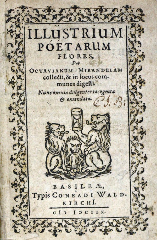 Große Abbildung Nr.1: 129-170 Mirandula,O.: (Alte Drucke, Handschriften und Theologie)