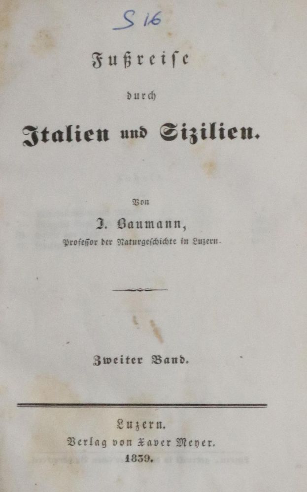 Große Abbildung Nr.1: 129-1702 Baumann,J.: (Italien)