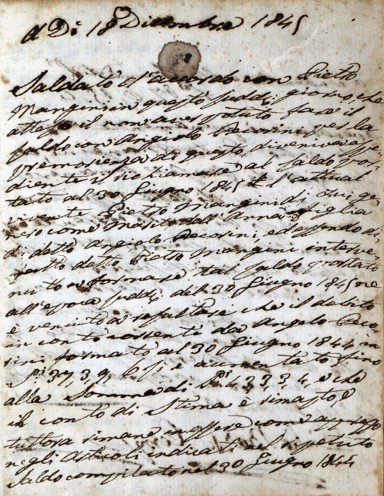Große Abbildung Nr.1: 129-1706 Florenz u. Peretola.: (Italien, Handschriften)