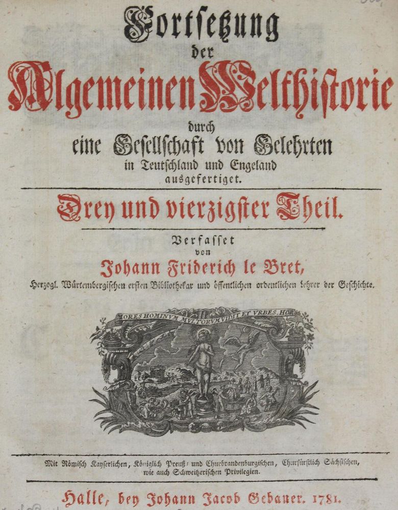 Große Abbildung Nr.1: 129-1709 Le Bret,J.F.: (Italien)