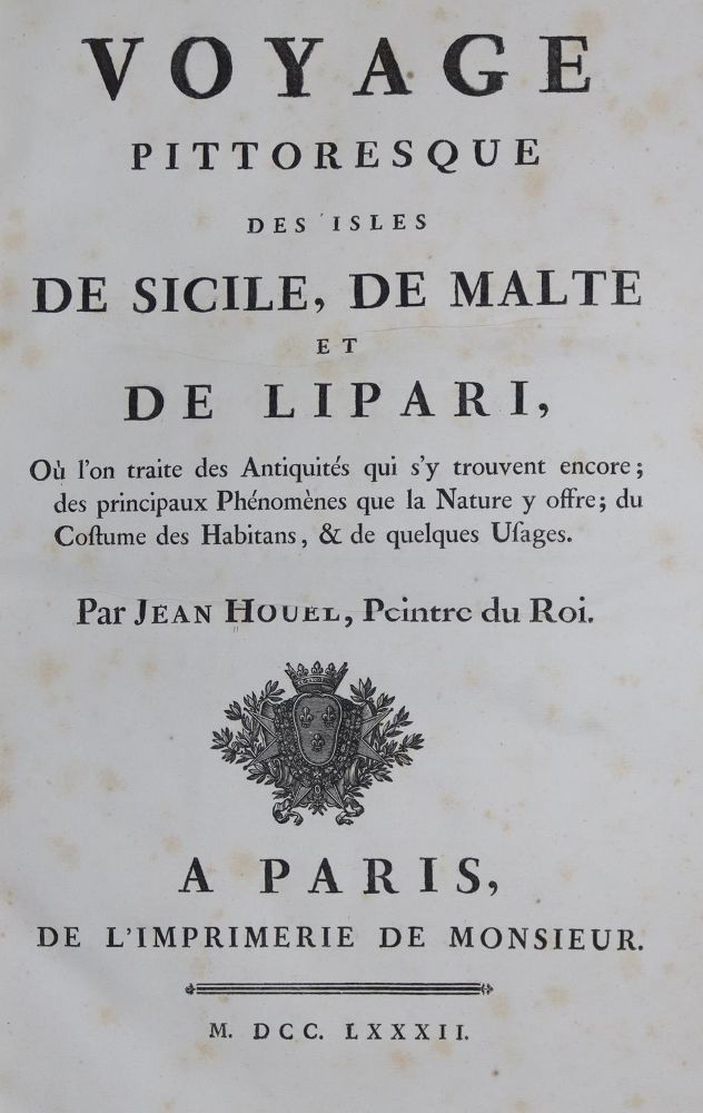 Große Abbildung Nr.1: 129-1716 Houet,J.: (Italien, Sizilien)