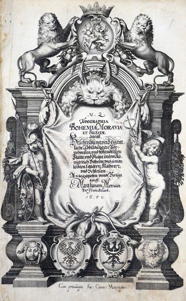 Große Abbildung Nr.1: 129-1722 Z(eiller,M.).: (Österreich, Böhmen u. Mähren, Merian)