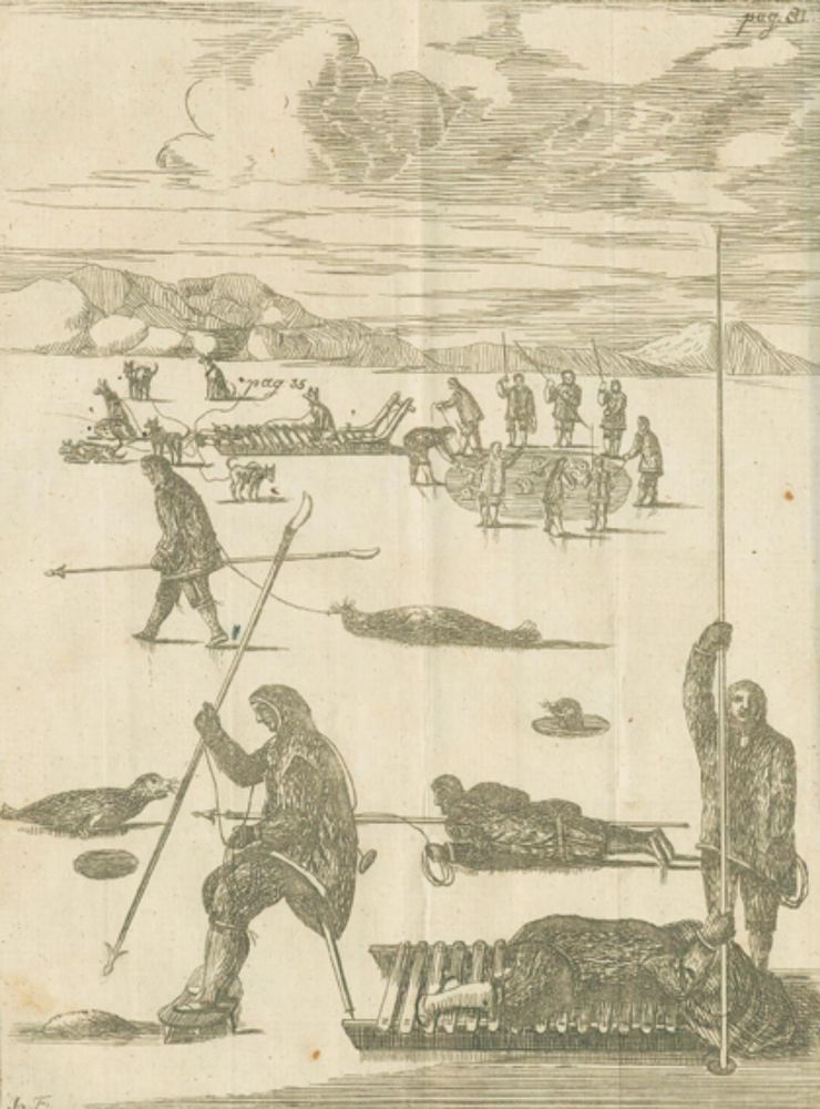 Große Abbildung Nr.1: 129-1745 Egede,H.: (Verschiedene Länder - Geschichte, Arktis-Antarktis-Nordländer)