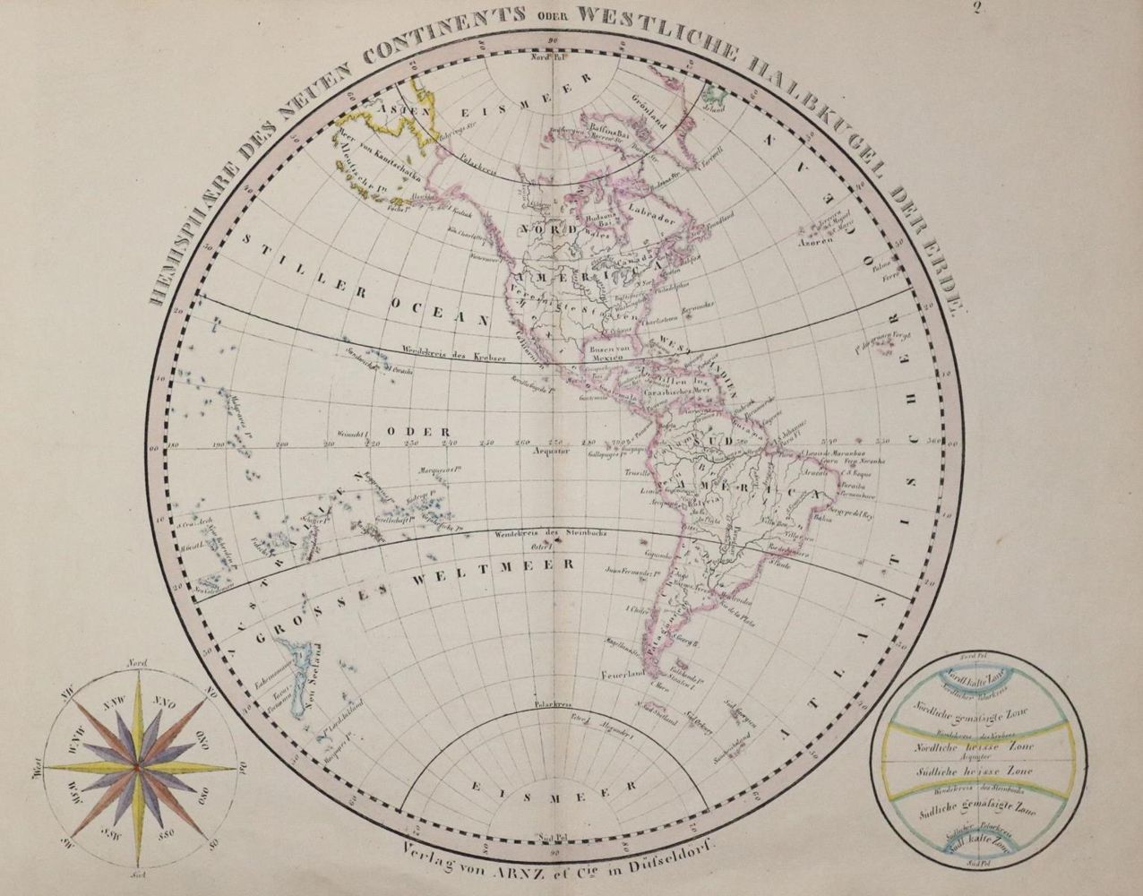 Große Abbildung Nr.2: 129-1746 Arnz,J.: (Verschiedene Länder - Varia, Atlanten)