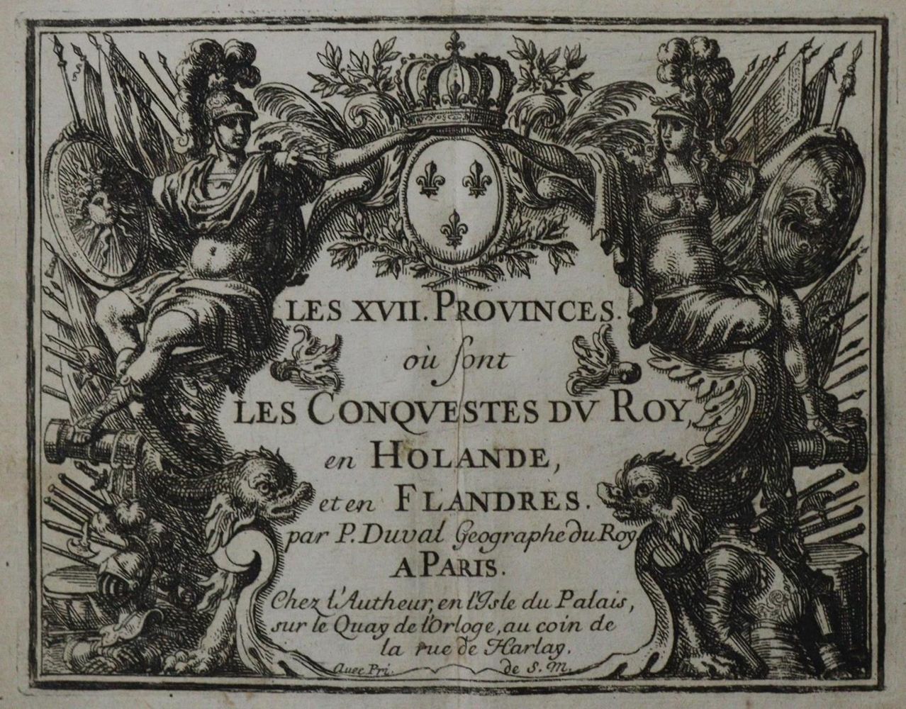 Große Abbildung Nr.1: 129-1749 Duval,P.: (Verschiedene Länder - Geschichte, Atlanten)