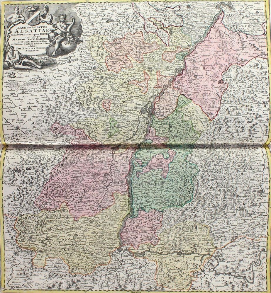 Große Abbildung Nr.3: 129-1752 Homann,J.B.: (Verschiedene Länder - Geschichte, Atlanten)