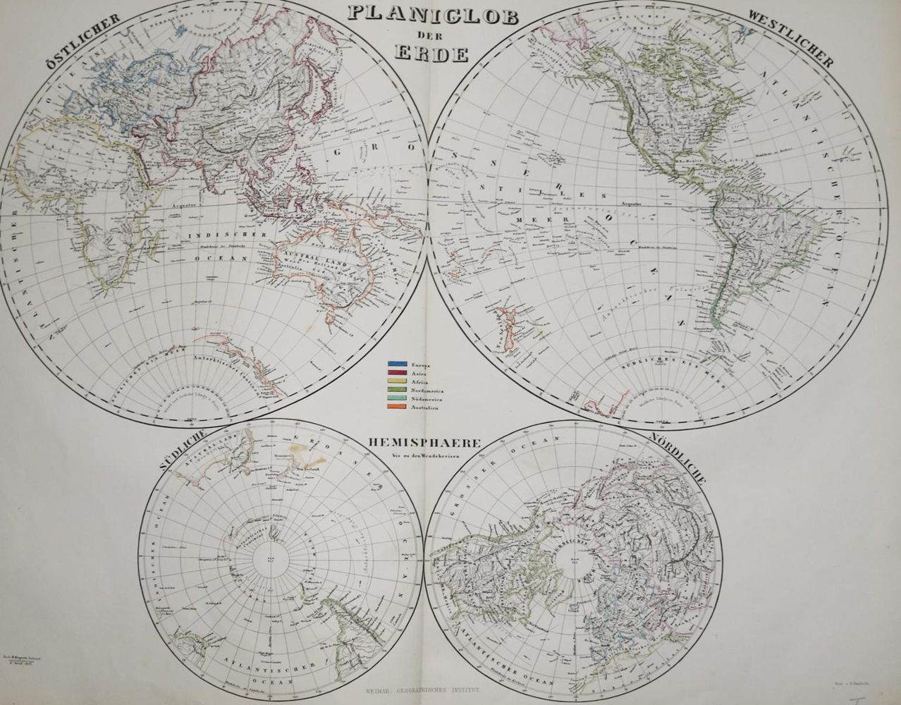 Große Abbildung Nr.1: 129-1754 Kiepert,H. u.a.: (Verschiedene Länder - Geschichte, Atlanten)