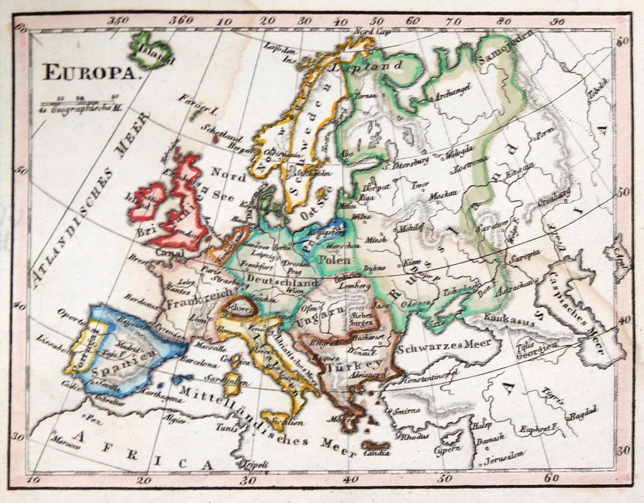 Große Abbildung Nr.2: 129-1762 Taschenatlas: (Verschiedene Länder - Geschichte, Atlanten)