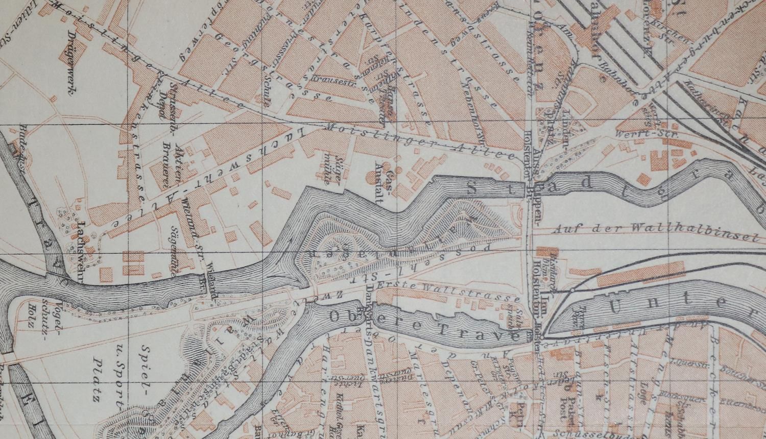 Große Abbildung Nr.1: 129-1767 Deutsche Ostseeküste, Die.: (Verschiedene Länder - Geschichte, Baedeker)