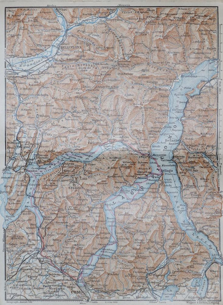 Große Abbildung Nr.1: 129-1769 Sammlung: (Verschiedene Länder - Geschichte, Baedeker)