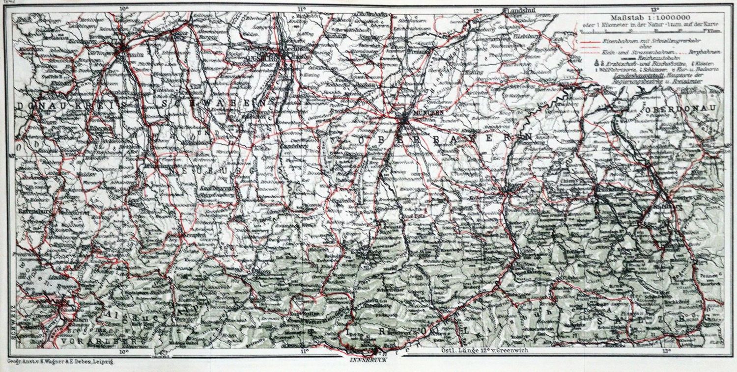 Große Abbildung Nr.1: 129-1770 Sammlung: (Verschiedene Länder - Geschichte, Baedeker)