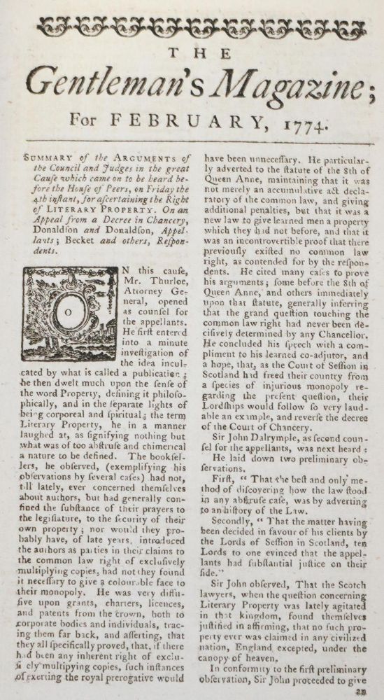 Große Abbildung Nr.1: 129-1786 Gentleman's Magazine, The,: (Verschiedene Länder - Geschichte)