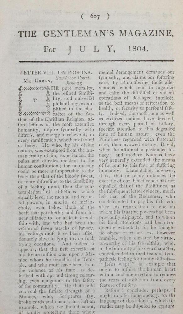 Große Abbildung Nr.1: 129-1806 Gentleman's Magazine, The,: (Verschiedene Länder - Geschichte)