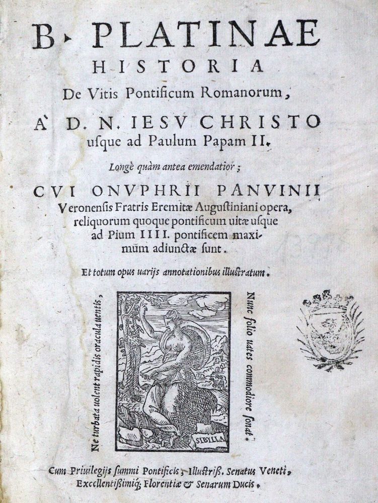 Große Abbildung Nr.1: 129-182 Platina,B.: (Päpste)