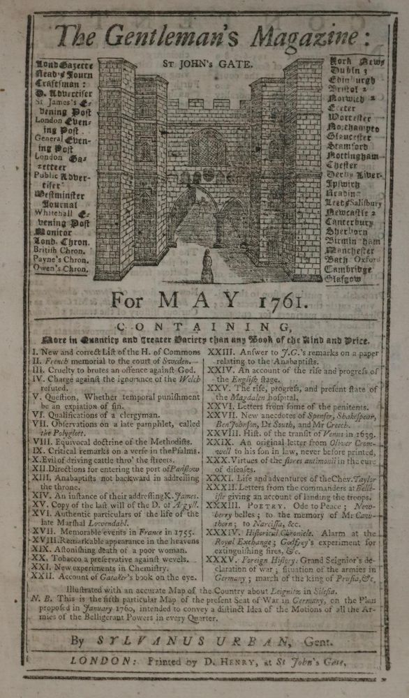 Große Abbildung Nr.1: 129-1846 Gentleman's Magazine, The,: (Verschiedene Länder - Geschichte)