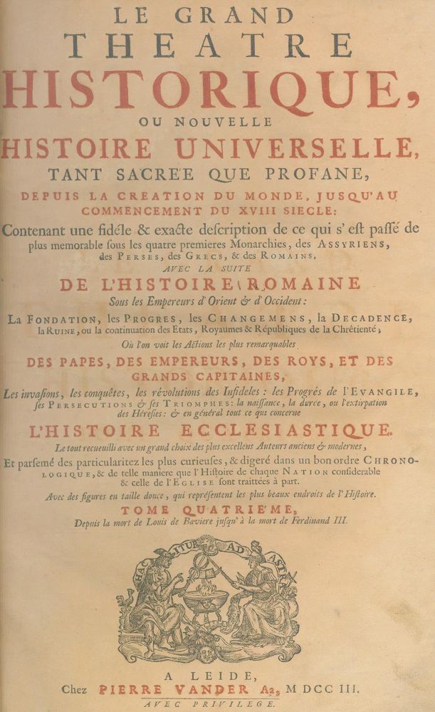 Große Abbildung Nr.1: 129-1859 (Gueudeville,N.).: (Verschiedene Länder - Geschichte)