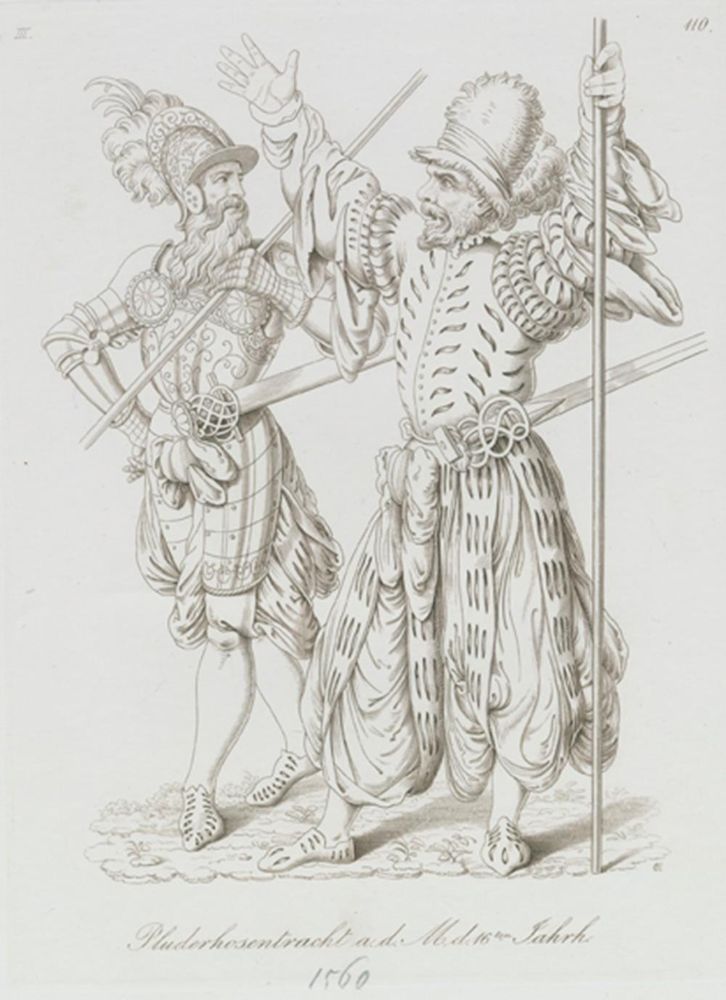 Große Abbildung Nr.1: 129-1873 Hefner-Alteneck,J.H.v.: (Verschiedene Länder - Geschichte, Mittelalter, Mode und Trachten)
