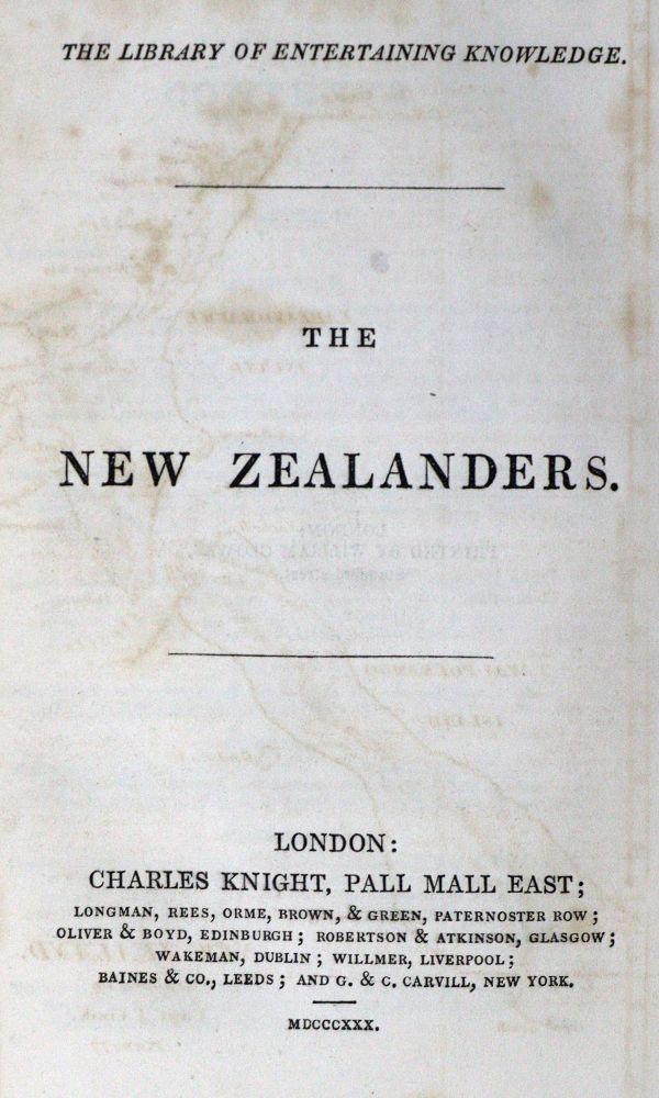 Große Abbildung Nr.1: 129-1875 (Craik,G.L.).: (Verschiedene Länder - Geschichte, Neuseeland)