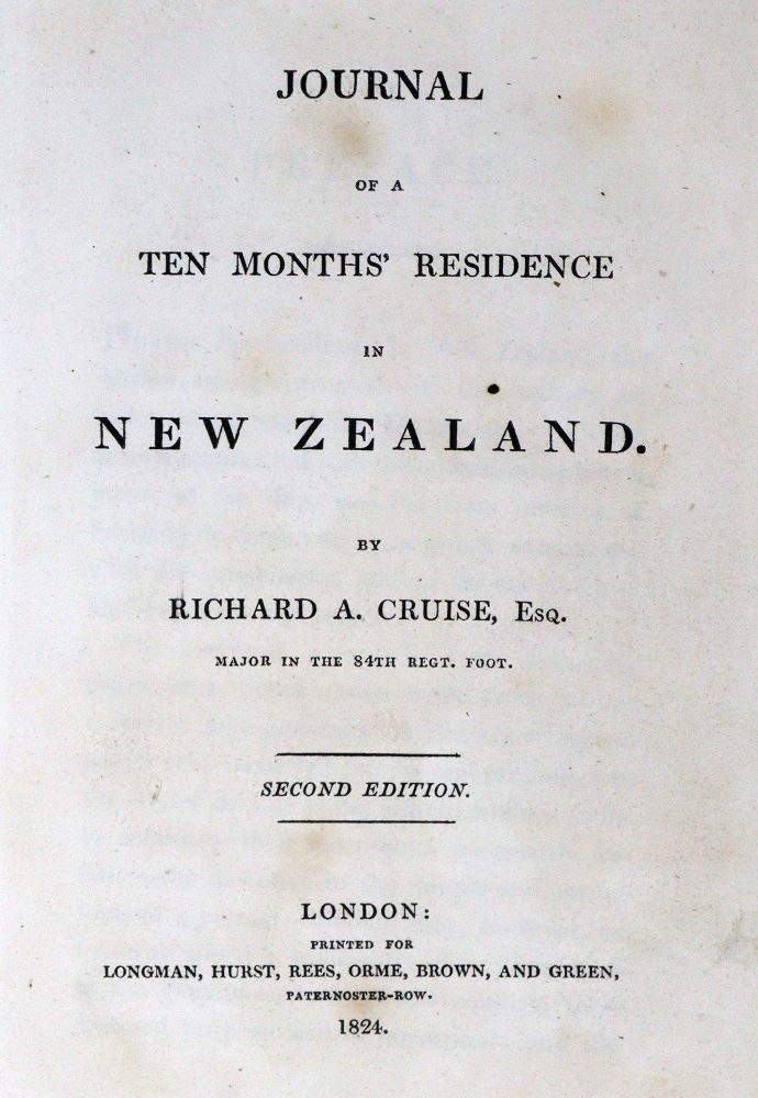 Große Abbildung Nr.1: 129-1876 Cruise,R.A.: (Verschiedene Länder - Geschichte, Neuseeland)